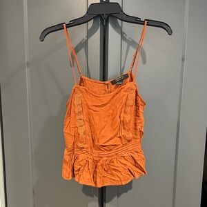Forever 21 Orange Lace Camisole